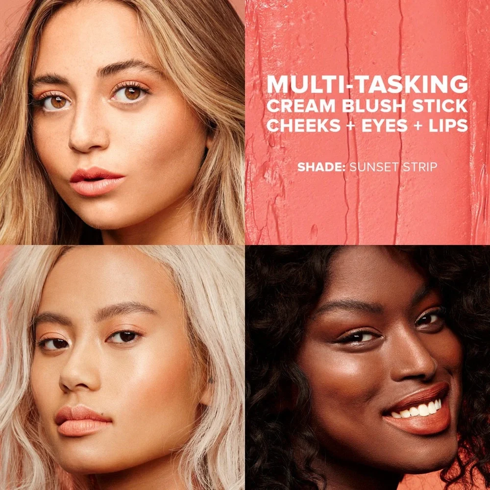 NUDESTIX Sunset Strip Nudies Matte All Over Face Blush Color